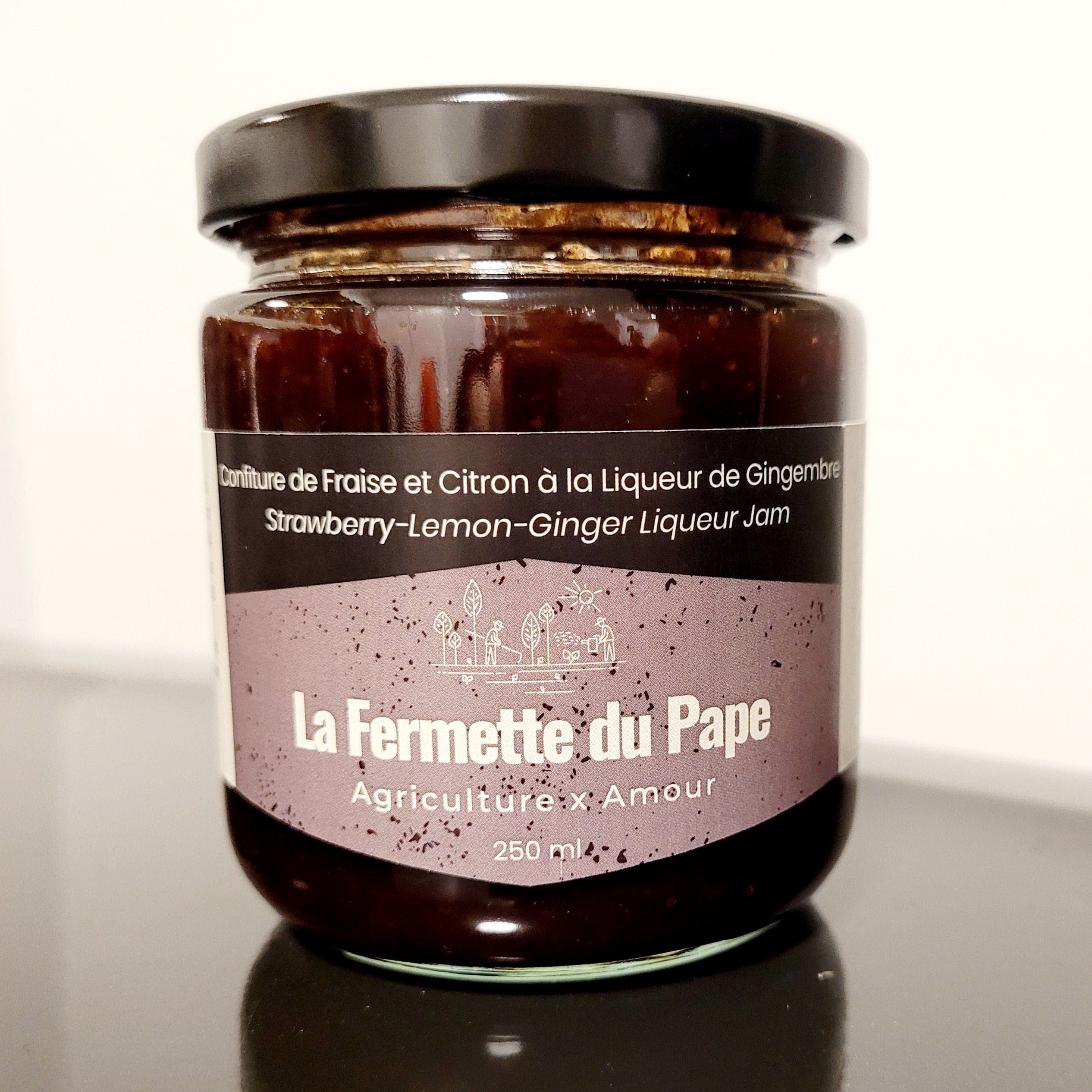 Fraise et Citron à la Liqueur de Gingembre / Strawberry-Lemon-Ginger Liqueur